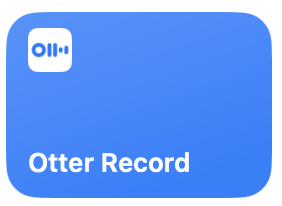 Record with Otter