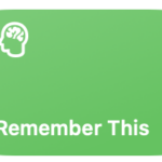 Remember This